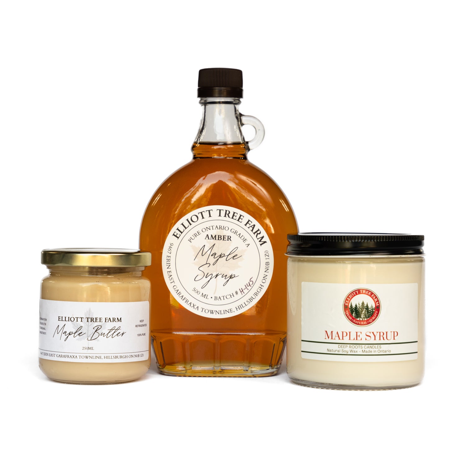 Syrup, Butter Candle Gift Packages