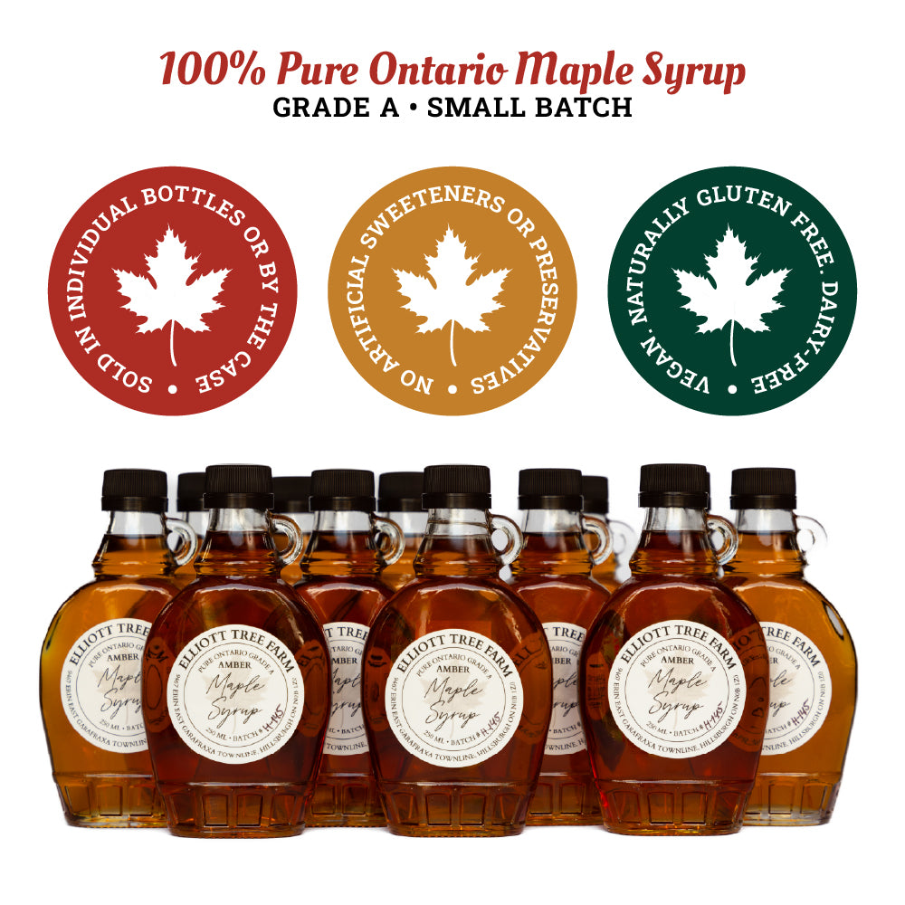 Mid Season Harvest Amber 500 ml - 100% Pure Ontario Grade A Small Batch Maple Syrup