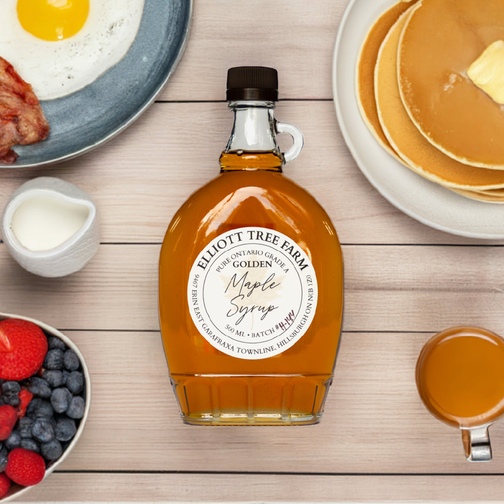 Early Harvest Golden 500 ml - 100% Pure Ontario Grade A Small Batch Maple Syrup