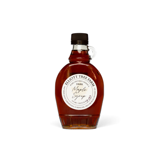 Late Harvest Dark 250 ml - 100% Pure Ontario Grade A Small Batch Maple Syrup