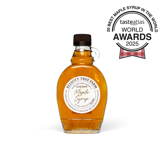 Early Harvest Golden 250 ml - 100% Pure Ontario Grade A Small Batch Maple Syrup