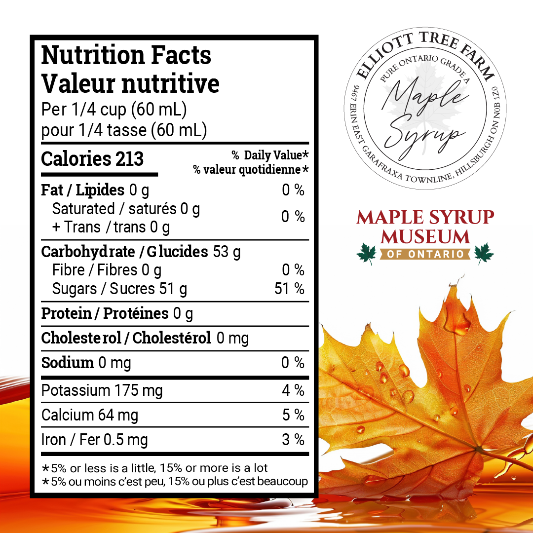 Mid Season Harvest Amber 250 ml - 100% Pure Ontario Grade A Small Batch Maple Syrup